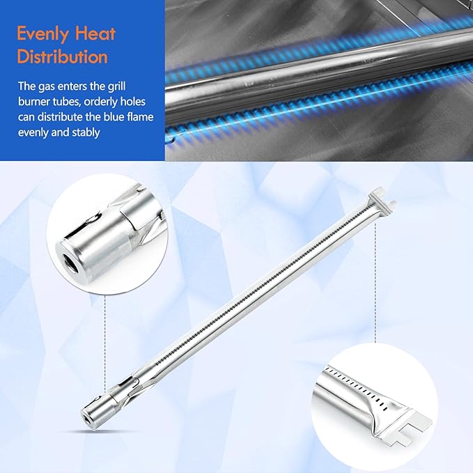 Genesis E330 4 Burner Series Grill Parts 7621 Flavorizer Bars Heat Deflectors Sear Burner Replacement Parts for Weber Genesis 300 Parts E-330 S-330 EP-330 GBS E-310 S-310 E-320 Grill Parts