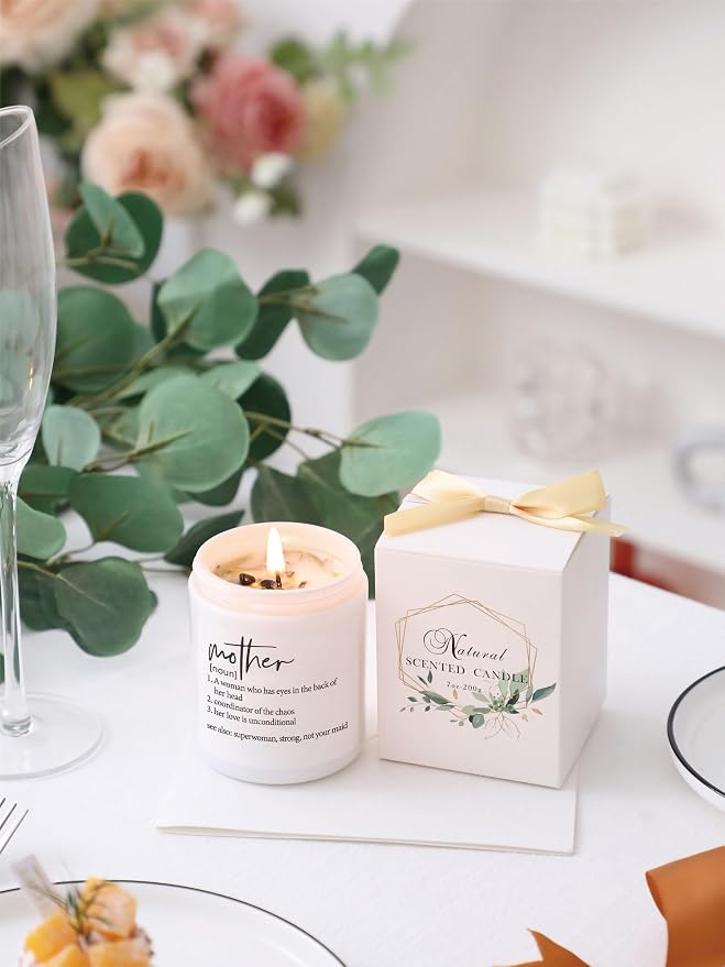Mom Birthday Gifts from Daughter & Son, Best Mother’s Day Gift, Unique Ideas Gifts for Mom,Vanilla & Lavender Scented Candles