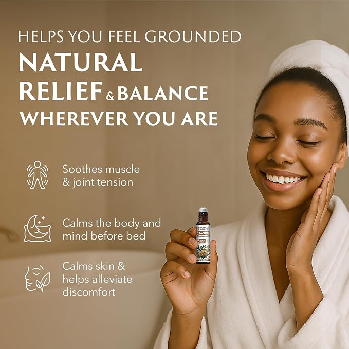 Mine Frankincense Essential Oil Roll On - Frankincense Oil, Calming Essential Oil Rollerball for Skin
