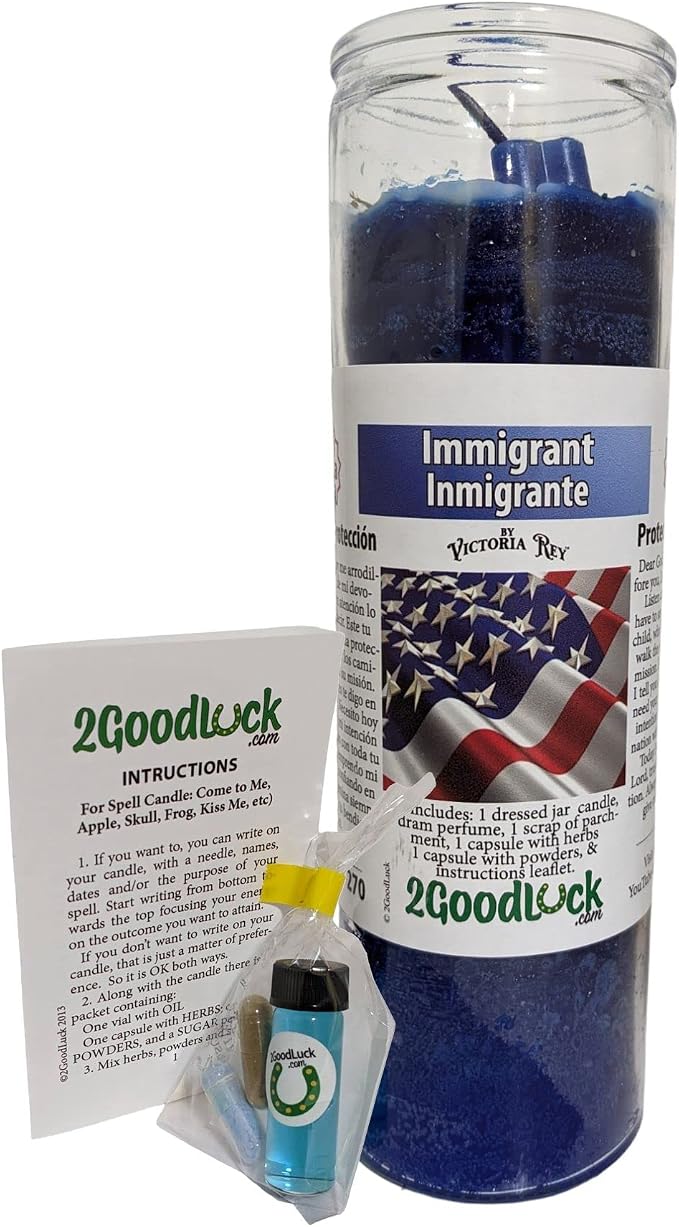 Immigrant Dressed Scented Candle - Veladora Preparada Inmigrante