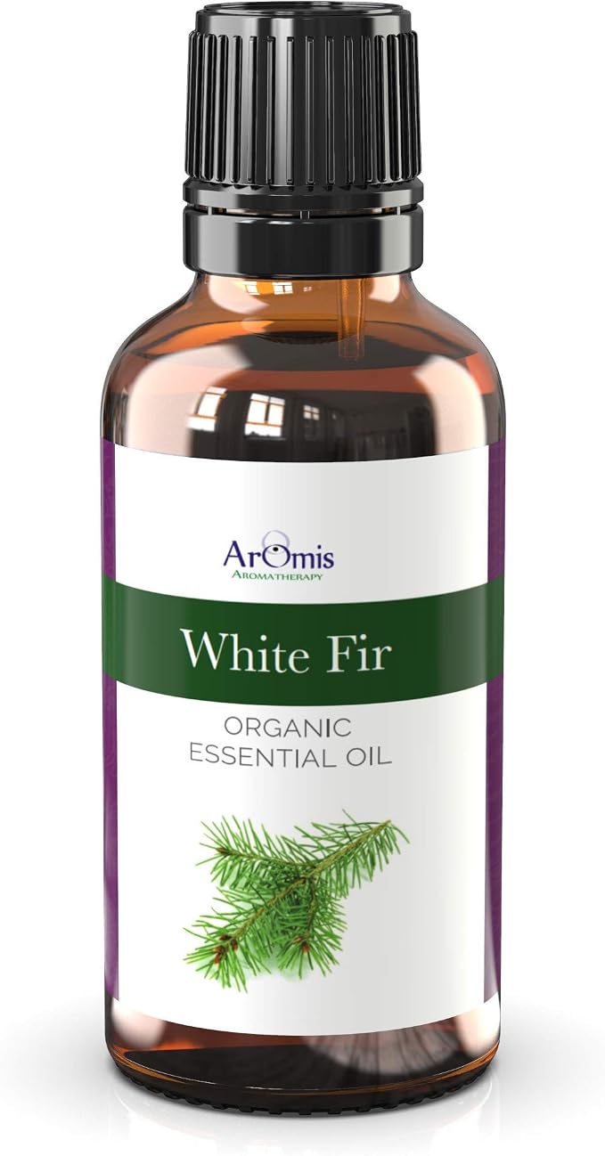 ArOmis Organic White Fir Essential Oil - 100% Pure Therapeutic Grade - 30ml(1 Fl Oz), Premium, Undiluted, Oils for Aromatherapy Diffuser