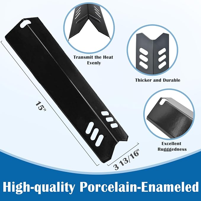 Heat Plate Shield for Dyna-glo DGF510SBP DGF493BNP DGF510SSP DGB515 DGB610SSP Grill Parts, Backyard GBC1460W GBC1349W BY13-101-001-12, BHG BH13-101-099-01 Replacement Parts, Uniflame GBC1059WB Parts