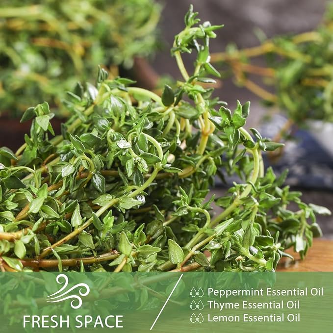Thyme Essential Oil, 1.01Fl.Oz (30ML) PHATOIL Pure Essential Oil Singles for Aromatherapy Diffusers, Humidifiers, Great for DIY Candle and Soap Making, Gift for Friend