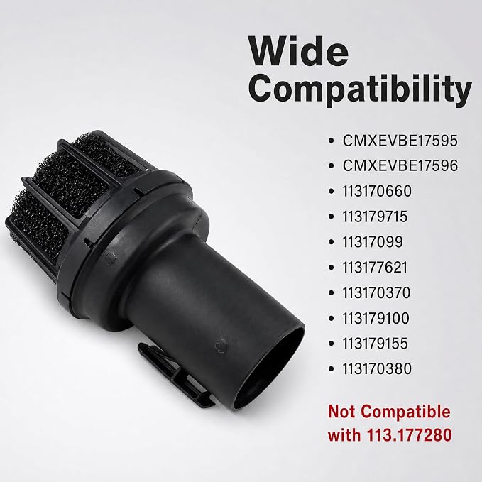 2-1/4-inch Muffler Diffuser Wet/Dry Vac Attachment CMXZVBE38660 Compatible with Craftsman Shop Vacuums Diffuser Shop Vac Accessories CMXEVBE17595 Industrial-Grade Shop Vacuum Accessory