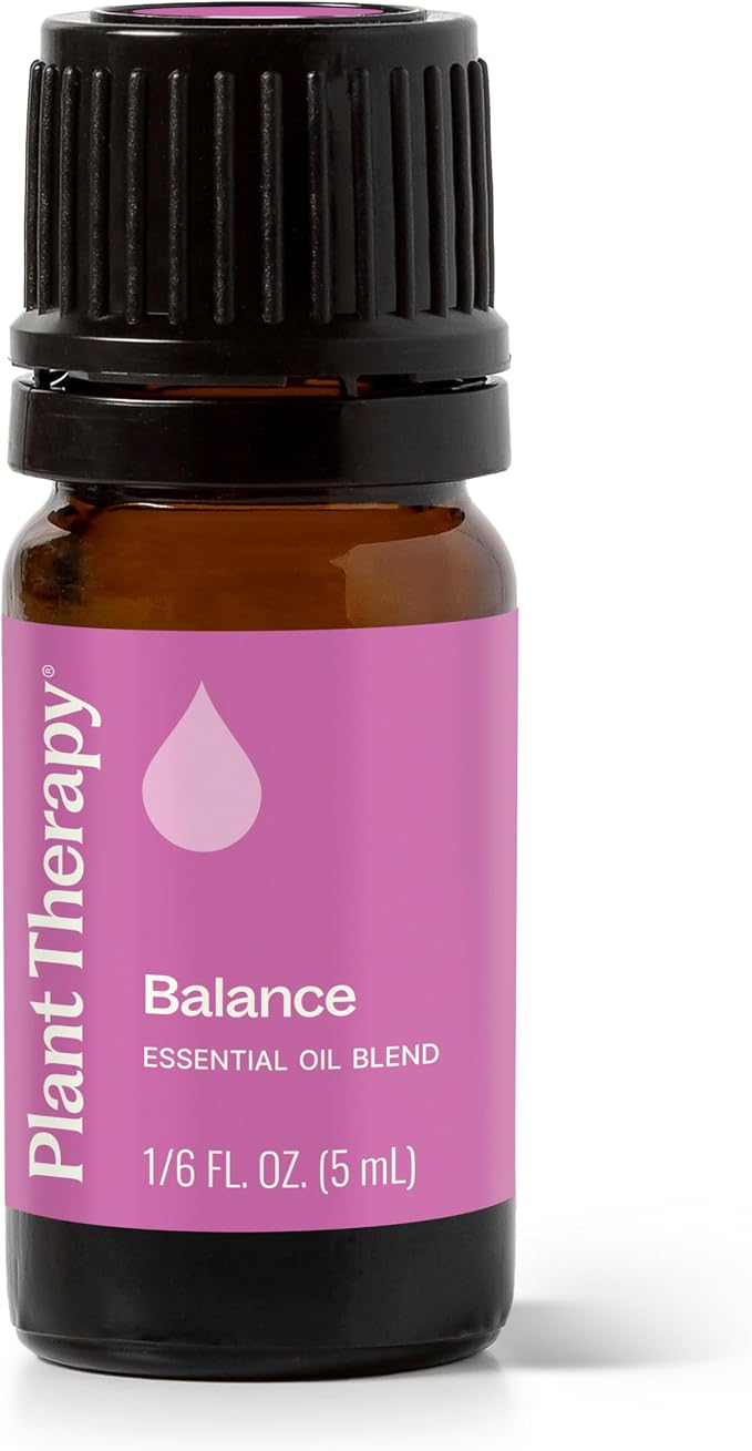 Plant Therapy Balance Essential Oil Blend 5 mL (1/6 oz) 100% Pure, Undiluted, for Women’s Health and Emotional Support