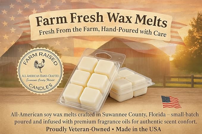 Weekend Resort 5 Pack Soy Wax Melts – Fresh from the Farm Scented Wax Cubes for Warmers – 5 Hotel & Spa Inspired Fragrances – Farm Fresh Wax Melts – USA Made
