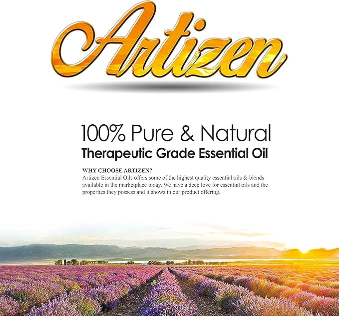 Artizen Lemon Eucalyptus Essential Oil Therapeutic Grade – Large 2oz Bottle for Aromatherapy & Topical Use – (Pure & Natural)