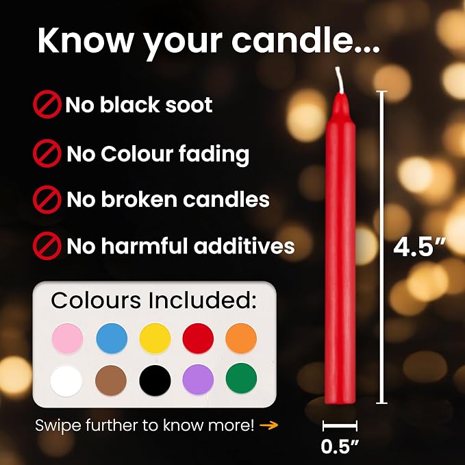 Spell Candles (40 Candles) - One Shipping Charge!