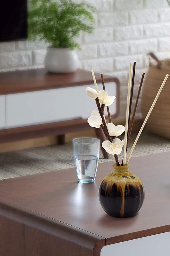10inch Diffuser Replacement Sticks - 20 Pcs Aroma Reed Fragrance Sticks Refill for Home and Bathroom - Rattan Essential Oil Sticks for Scented Diffuser