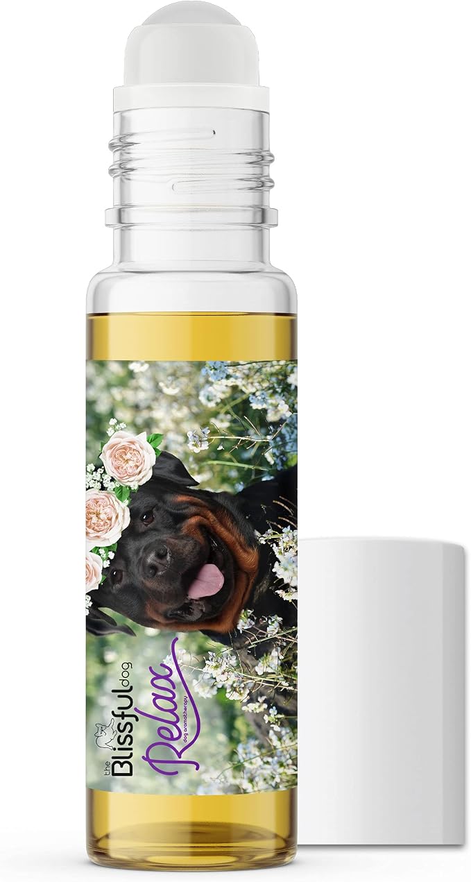 The Blissful Dog Rottweiler Relax Roll-ON Aromatherapy for Dogs - Anxiety Relief for Dogs