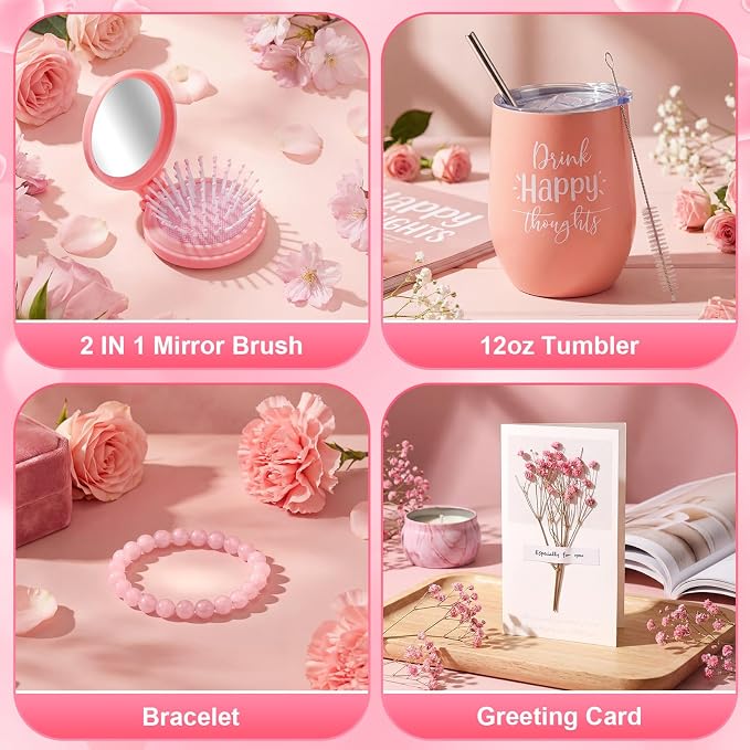 11 Pcs Birthday Gift for Women Mother Gifts Set Spa Gift Baskets for Women Get Well Care Package for Mom Her Wife Friend