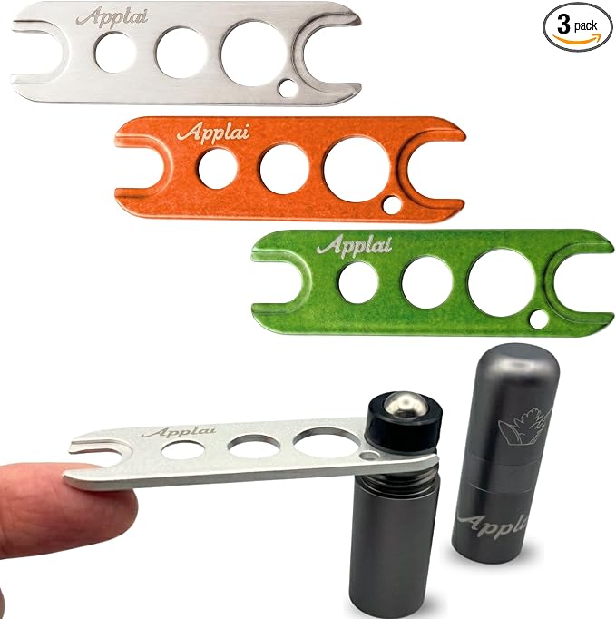 Essential Oil Keys (3 keys) - Green, Silver & Orange