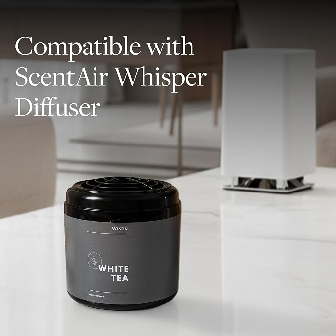 Westin White Tea Home Diffuser Refill Cartridge - Authentic Westin Hotel Fragrance - Signature White Tea Scent