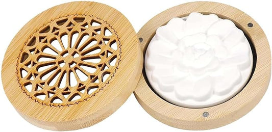 1 Set Clay Disc for Essential Oil, Aroma Stone Passive Diffuser, Diffuser Stone Passive Essential Oil Diffuser Suitable for Travel Fragrance Companion