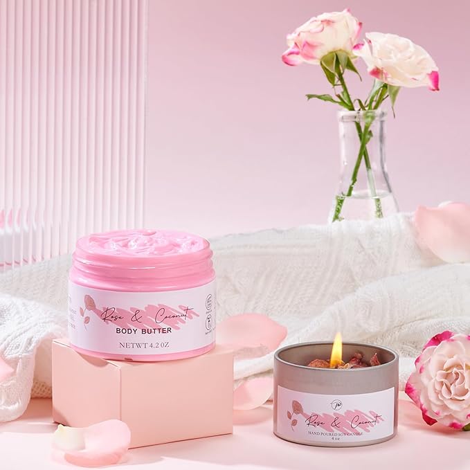 Mother's Day Gift for Mom Spa Gifts Bath Baskets Relaxing Spa Self Care Gift for Women Her Sister Wife Bridal Shower Gifts Box Home Bath Care Package Thank You Birthday for Women Friendship Ideas