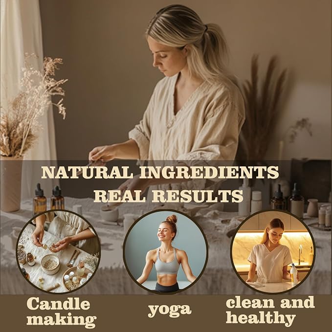 Sandalwood Essential Oil, Sandalwood Oil for Meditation, Yoga, Diffuser, Massage, Skin Care, DIY Soap, Candle, Gift Ready, Sandalwood Fragrance Oil - MLYNKL Essential Oils (4.33 fl oz / 130ml)