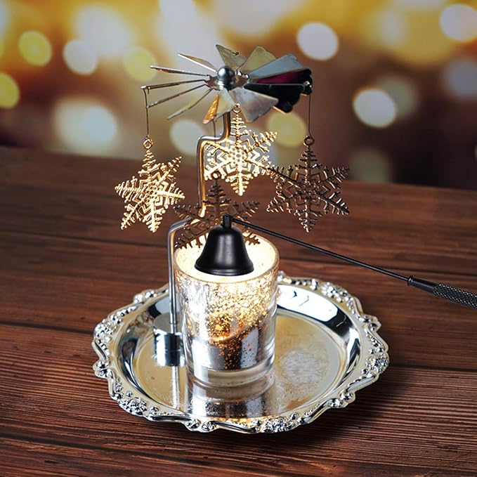 Candle Snuffer, Stainless Steel Wick Flame Extinguisher Elegant Candle Accessory for Candle Lovers - Silver