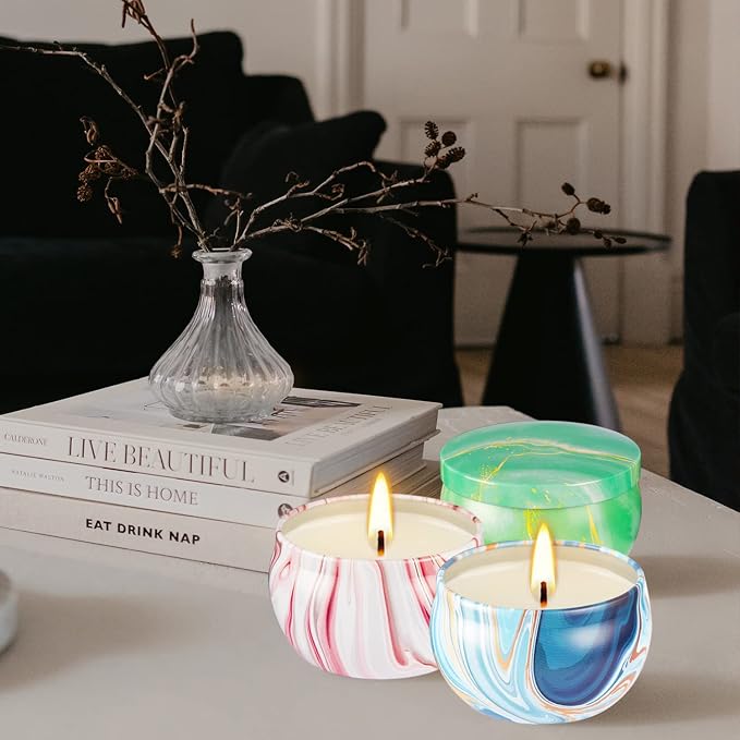 16 Packs Fragrance / Aromatherapy Candle Gift Set For Mom | Woman , 2.5oz, For Home Scented Bath Yoga, Natural Soy Wax, Mothers Day, Birthday, Valentine's Day