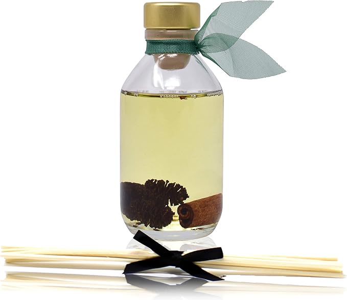 Cinnamon Pine Cones Diffuser Set, Luxury Home Fragrance, Room Scent | Pine cones, woods, and fir needles profile, entryway decor, guest bathroom, living room