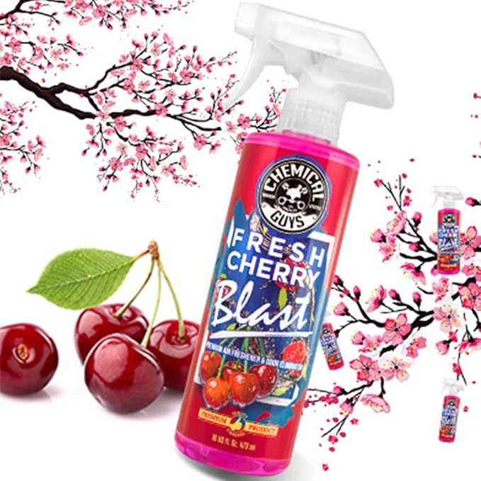 Chemical Guys AIR22816 Air Freshener & Odor Eliminator, Fresh Cherry Blast Premium, 16 fl. oz