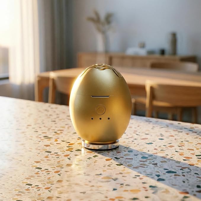 Orbby Aroma Diffuser for Home : Waterless, Cordless Electric Scent Air Freshener for Room, Office, Car, Automatic Timer, Portable Difusor de Aromas, No Pellets