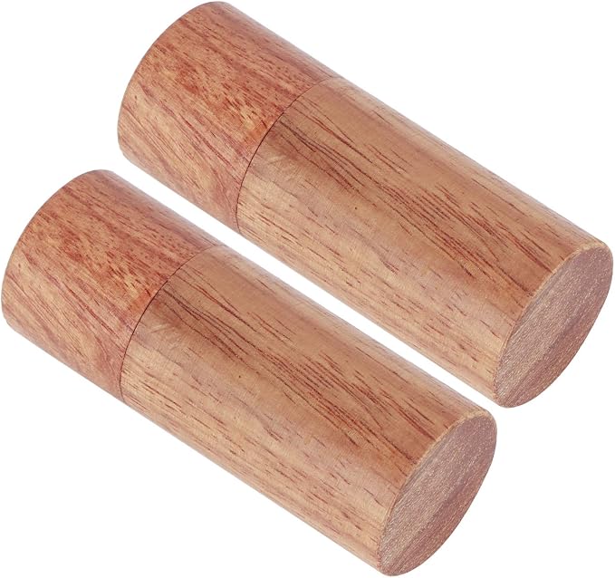 Zerodis 10Pcs Wooden Essential Oil Cylinder Box Storage Bottle Container Leak Proof Travel Carrier Case with Safe Independent Packaging for Aromatherapy DIY and Portable Use (2.5 outer diameter)