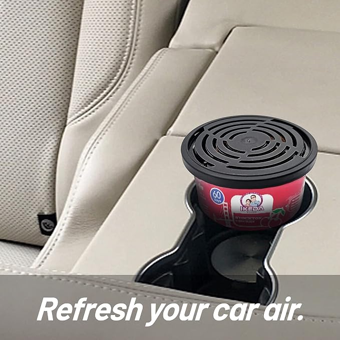 Car Air Freshener: Stockton Cherry Scent | Car Scents | Odor Eliminator Essential | Long-Lasting | Strong Fragrance | For Home Closet | 1.5 Oz | Pack of 4…
