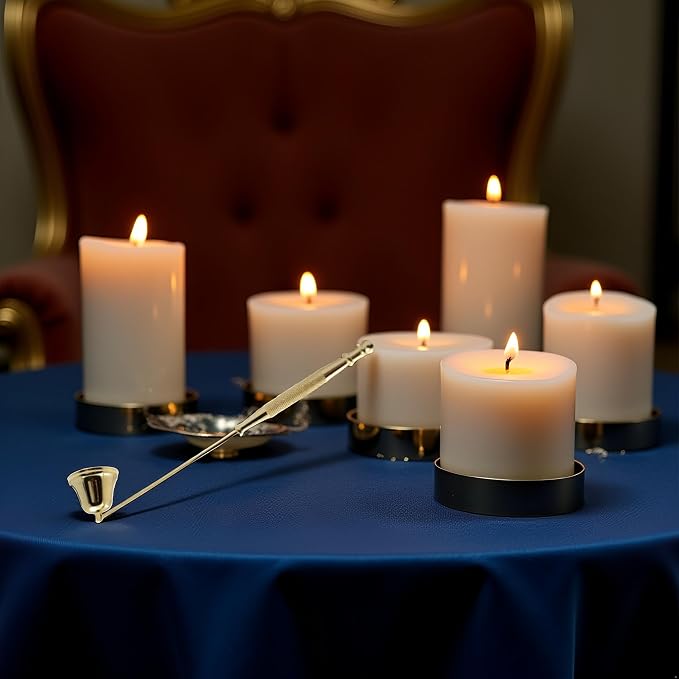 Gold Metal Candle Snuffer Wick Snuffer with Long Handle Candlesnuffers Candle Sleeves Accessories