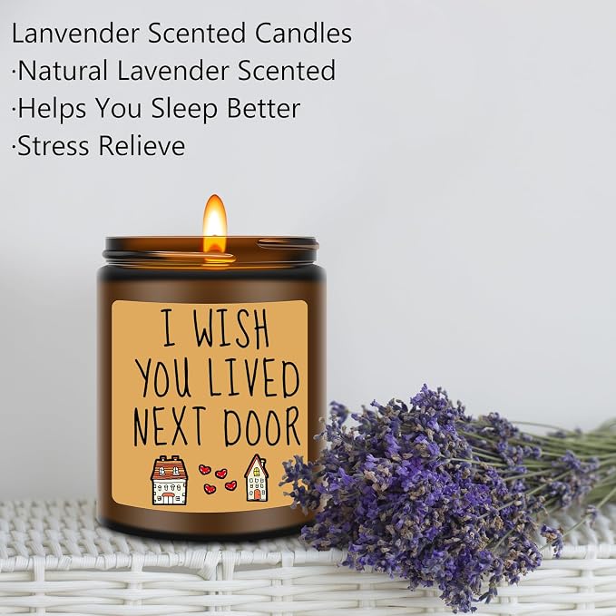 Birthday Gifts for Women, Unique Gifts for Women, Best Friend, BFF, Mom, Sister Gift for Sisters, Funny Anniversary Christmas Unique Gift for Her - Lavender Scented Candles