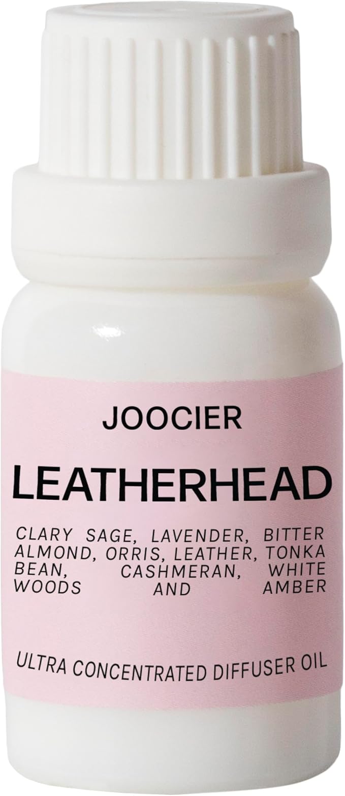 Leatherhead Diffuser Oil- Orris, Leather, Amber F.ing Fabulous Inspired Luxury Home Fragrance Essential Oils Blend for Ultrasonic Diffuser Scent Projects for Home (.33 oz/10 ml)