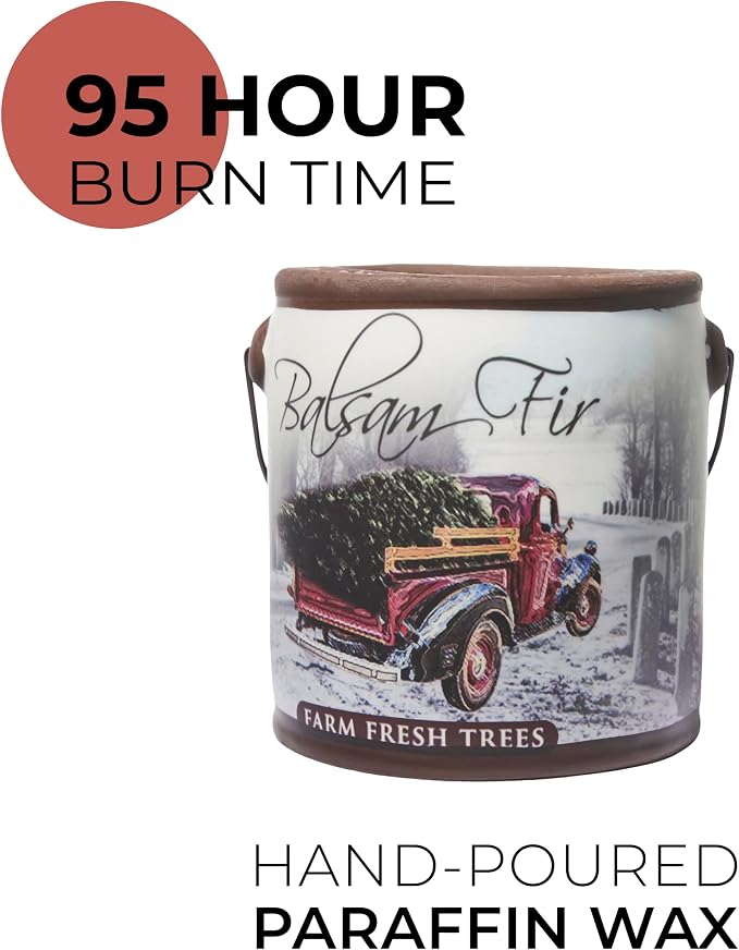 A CHEERFUL GIVER 95hr 20oz Scented Candle - Balsam Fir - Multi-Wick Glass Candle - Gifts For Men and Women