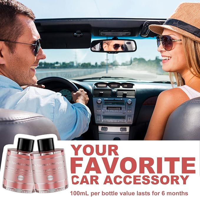 Amor Lyris 3.5OZ/100ml Large Car Air Freshener Refill, CO01/Dedicated Perfume Long Lasting Air Fragrance Essential Oil Diffuser 6 Months, Car Diffuser Refill Made of Natural Plant Extracts