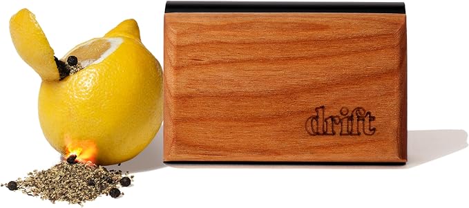 Drift Car Air Freshener - The Original Wood Air Freshener - Car Odor Eliminator - Long Lasting Scent - Auto Accessories - Metal Clip - Essential Oils - John Wick Scent Starter Kit