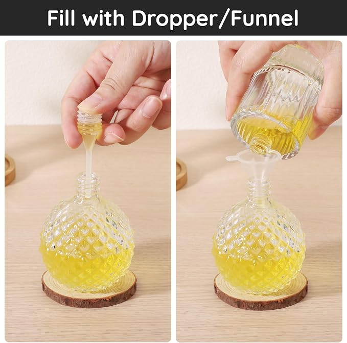 Segbeauty Perfume Refill Tool Kit, 8pcs Plastic Clear Dispenser Set, Funnel & Pump for Travel Refillable Atomizer