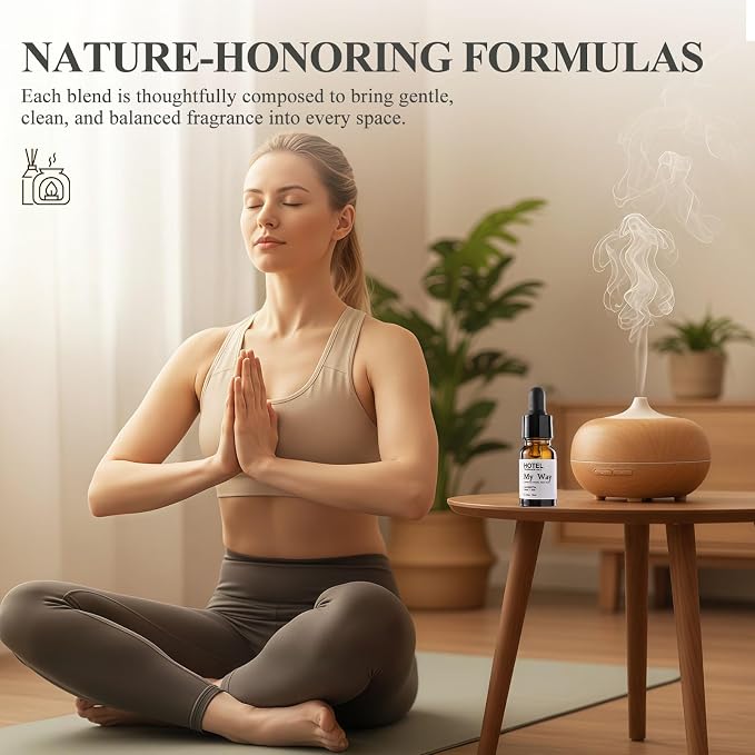 My Way Diffuser Oil Waterless Hotel Essential Oils for Diffusers for Home Inspired by The 1 Hotel Miami Scent - Premium Hotel Collection Diffuser Oil - 10 ml, 0.34 fl oz