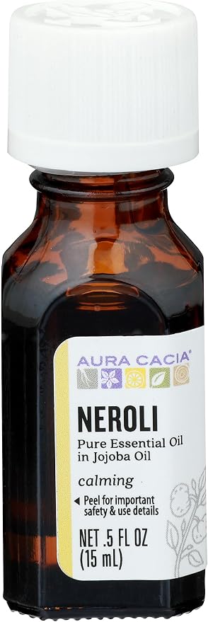 Aura Cacia, Essential Oil Neroli Jojoba, 0.5 Fl Oz