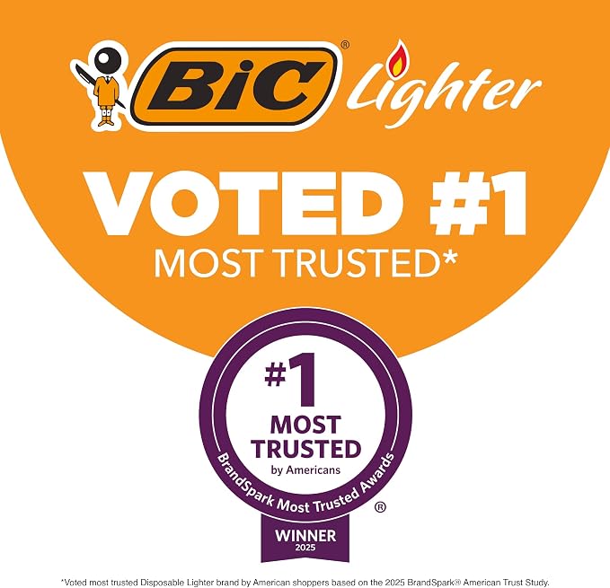 BIC Pocket Lighter, Special Edition Bohemian Collection, Assorted Unique Pocket Lighter Designs, 8-Pack (Colors May Vary)