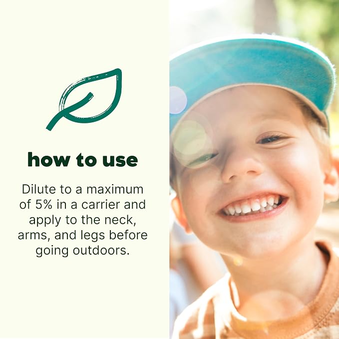 Plant Therapy Kids Shield Me Essential Oil Blend 10 mL (1/3 oz), Made with 100% Pure Essential Oils, Great for Outdoor Annoyances