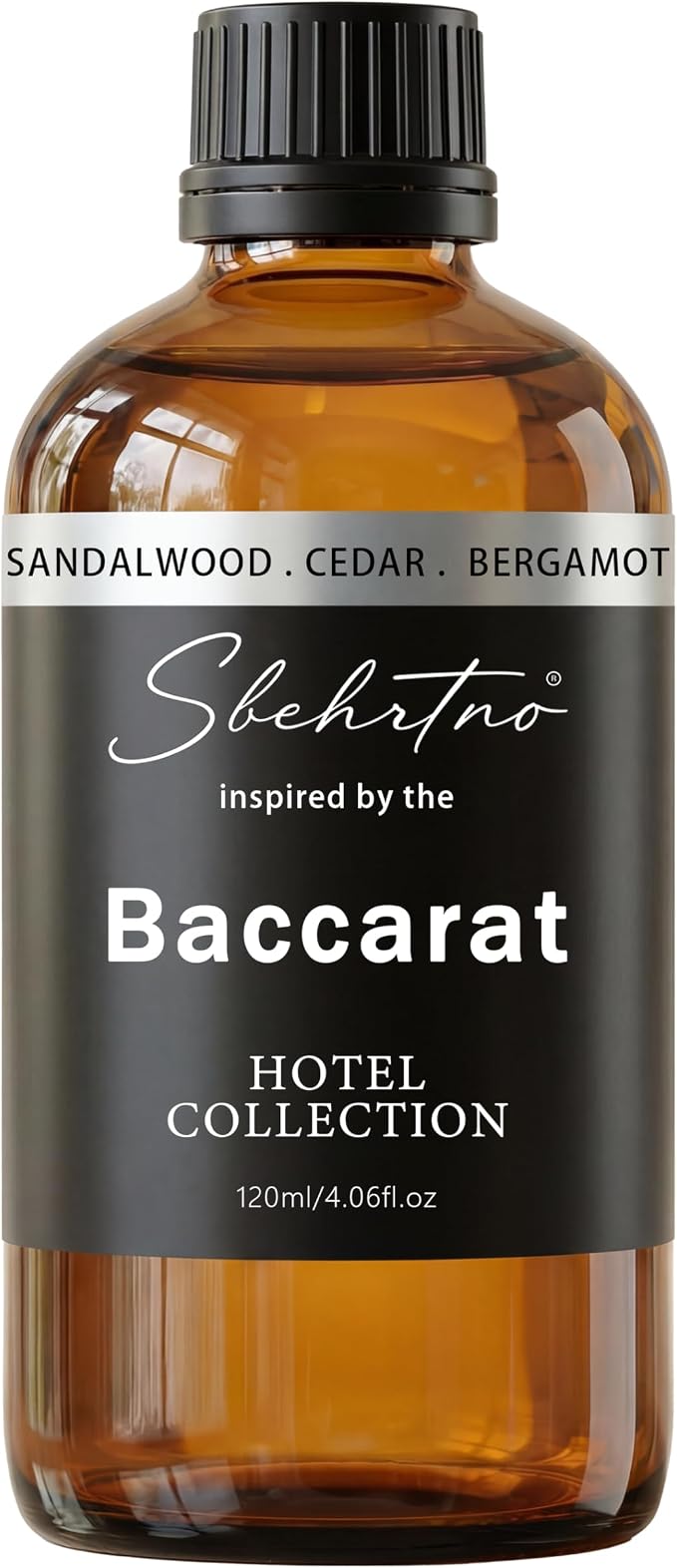 Hotel Collection Diffuser Oil – Inspired by Baccarat Hotel Scent – Sandalwood, Bergamot & Cedarwood – for Essential & Waterless Diffusers (4 Fl Oz (Pack of 1))