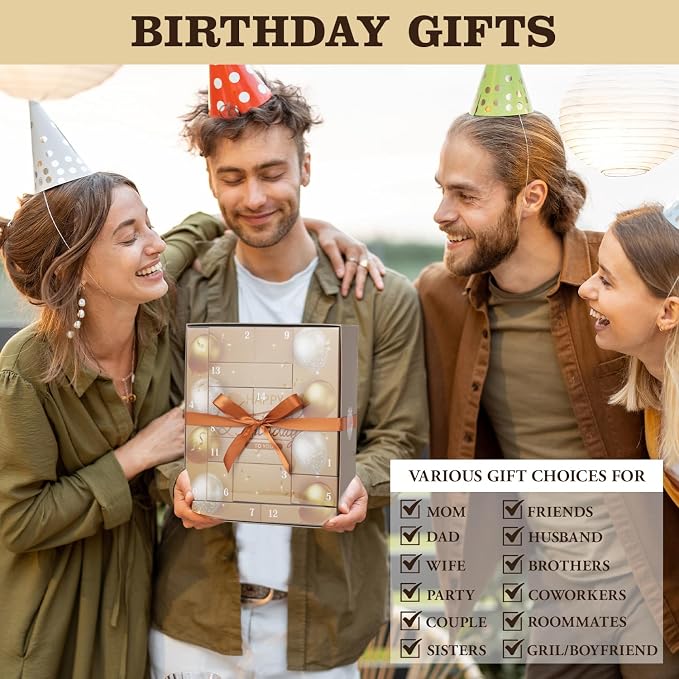 Birthday Gifts for Women, Birthday Spa Gift Basket for Women & Men, Luxury Birthday Spa Gift Box, Rich Bath Essentials, Butter, Candle, happy birthday gifts box for women bath and body care