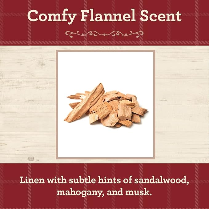 Our Own Candle Company, Comfy Flannel Scented Mason Jar Candle, 100 Hour Burn Time, 13 Ounces