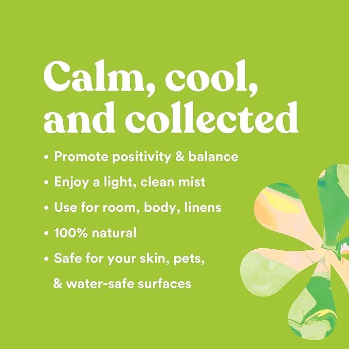 Asutra Lemongrass & Jasmine Multi-Use Natural Aromatherapy Room Spray, Calming Linen & Pillow Mist, Fabric Spray for Sleep & Bed, 4 fl oz