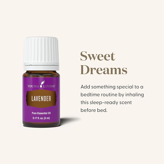 Young Living Lavender Essential Oil | Experience Skin Care Benefits | Ideal for Massage Aromatherapy | Tranquil Aroma and Soothing Scent | Natural Fragrance for Perfume | 5 ml