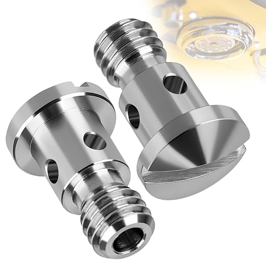 Espresso Machine Group Head Diffuser Screw, Stainless Steel Diffuser Screw Compatible with La Marzocco Slayer Espresso Machines, Replacement for La Marzocco Shower Screen Screw Accessories, 2Pcs