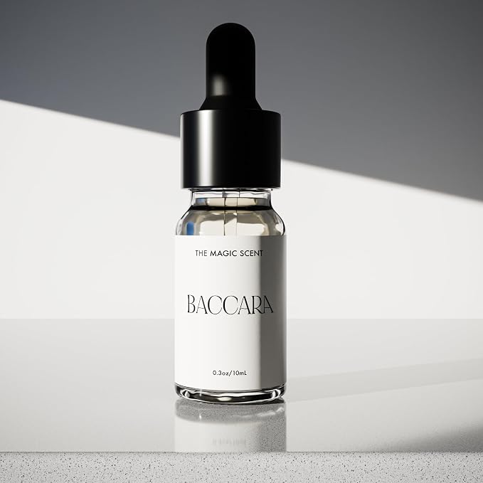 The Magic Scent Baccara Diffuser Oil - Hotel & Home Luxury Scents Inspired by Baccarat Rouge - Diffuser Oil Scents for Home Designed for Use in All Diffusers - 0.3 fl oz, 10 mL
