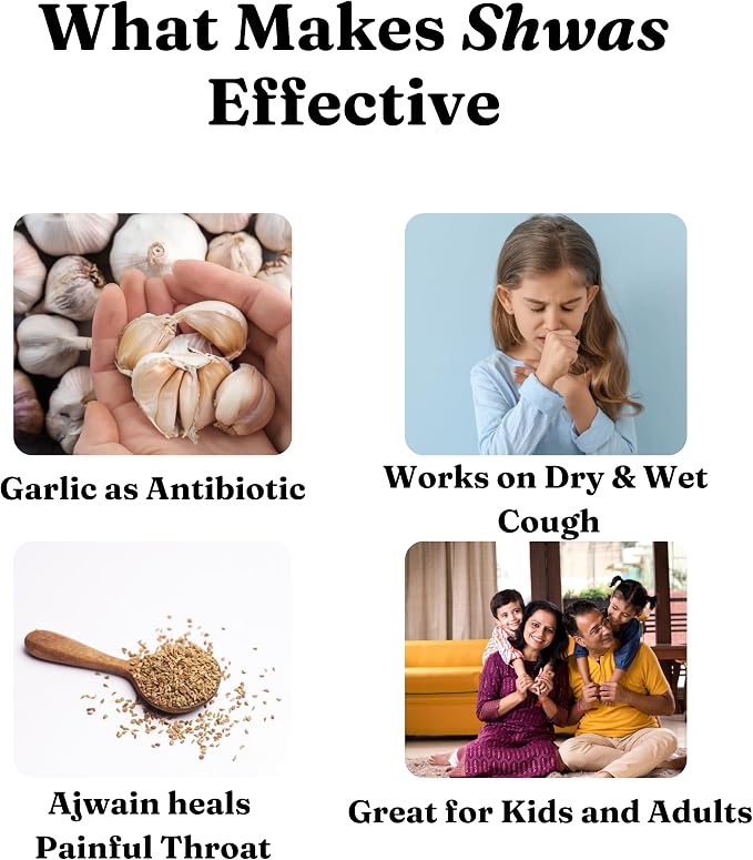 Shwas Cold Sore Throat Relief Roll On Essential Oil for Cough & Congestion, Eucalyptus, Peppermint Frankincense Essential Oil Blend for Breathing Comfort, Adults & Kids 10ml / 0.33 fl oz