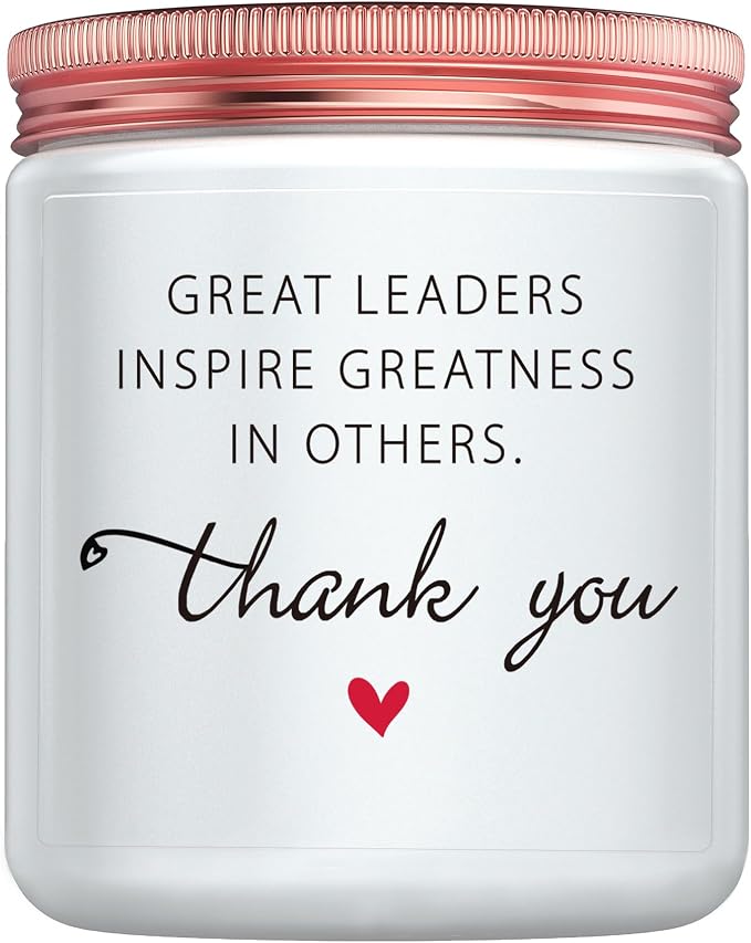 Funny Gift for Boss – Boss's Day, Office, Birthday, Promotion, Thank You, Retirement, Christmas Candle Gift for Boss Women & Men – Unique Desk Decor