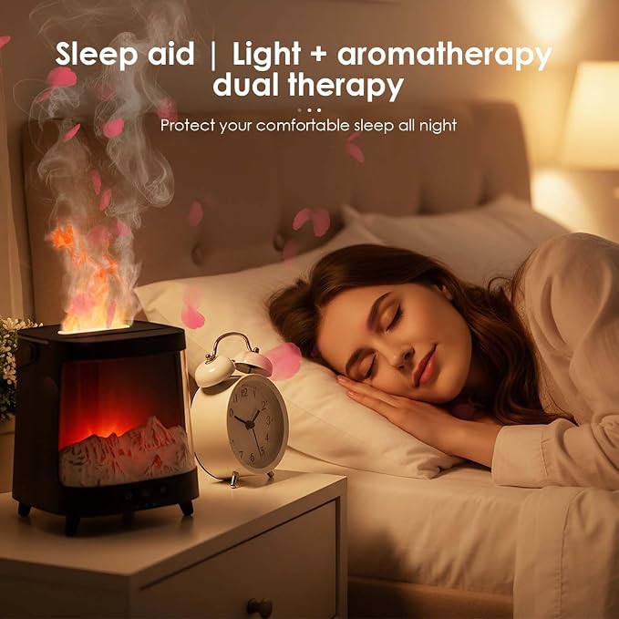 Essential Oil Diffuser with Remote Control, 4-in-1 Ultrasonic Aromatherapy Diffuser & Humidifier with 7 Color LED Lights, Auto Shut-Off, Quiet Operation for Home, Bedroom, Office, Yoga