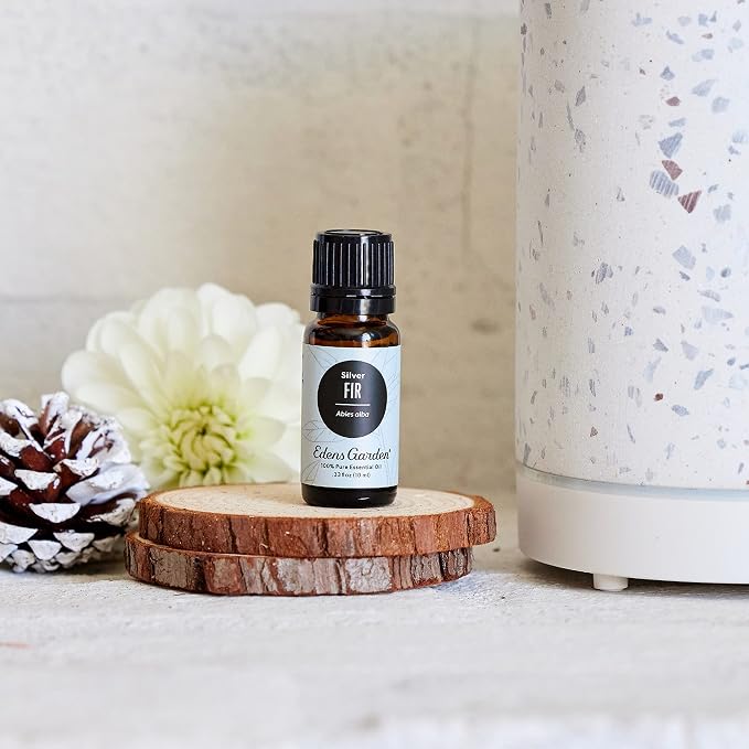 Edens Garden Fir- Silver Essential Oil- 100% Pure Premium Grade, Undiluted, Natural, Therapeutic, Aromatherapy, The Best for Diffuser, Candle, Laundry, Humidifiers 10 ml (.33 fl oz)