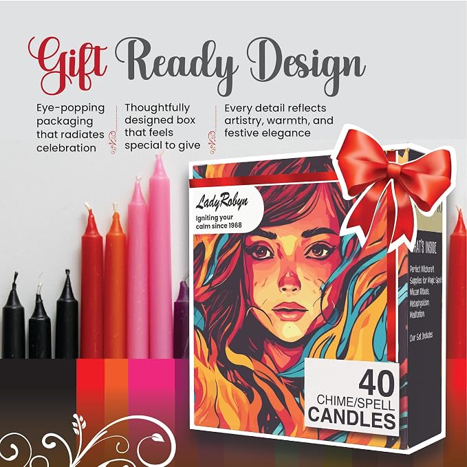 Spell Candles (40 Candles) - One Shipping Charge!